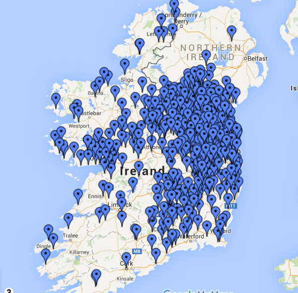 Map of Product Locations - O'Reilly Oakstown Sewage Treatment Systems ...